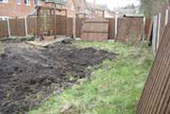 far end garden excavation
